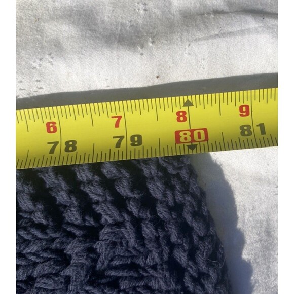 TOMMY HILFIGER 80x53 Cable Knit Soft Throw Blanket 100% Cotton - Picture 7 of 8